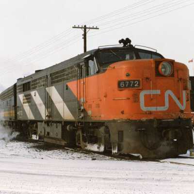 Photograph, CN Rail Engine 6772.