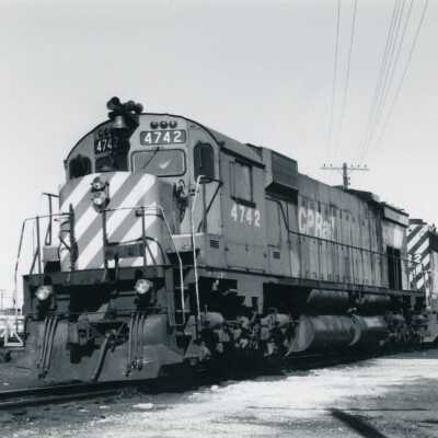 Photograph, MLW C636 at Sudbury, April 17, 1979.
