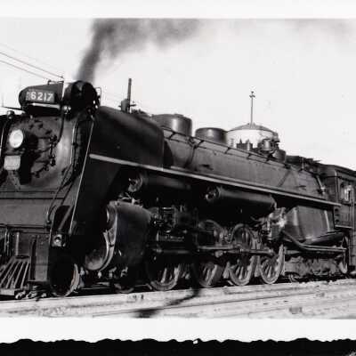 Photograph, CNR Steam Engine 6217