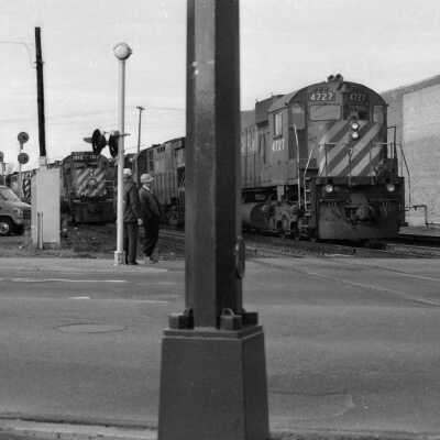 Photograph, CPR Freight Train, Locomotive 4727.