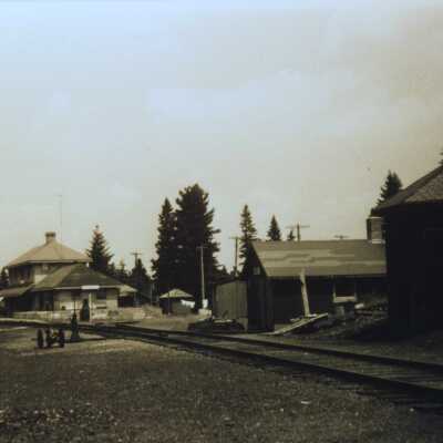 Photograph, CNR Station at Maynooth, Ontario.