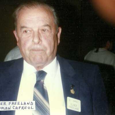 Photograph, Elmer Freeland, Yardman, Capreol.
