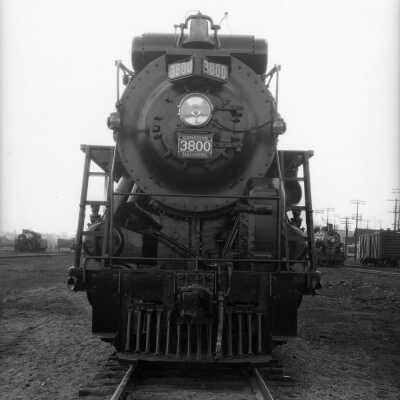 Photograph, Canadian National Railways (CNR) Locomotive 3800.