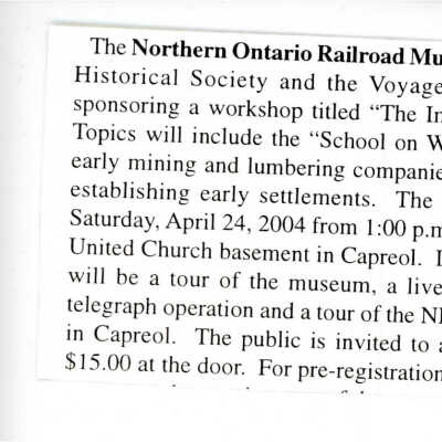 Article from April 24, 2004