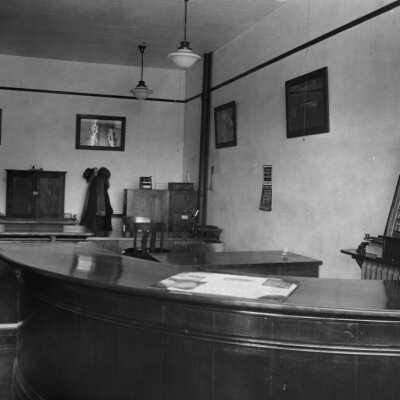 Photograph, CNR Ticketing Office, Sudbury, Ontario.