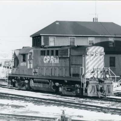 Photograph, MLW RS10 at Sudbury, March 18, 1979.