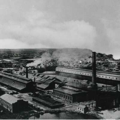 Photograph, Bird's Eye View of Canadian Copper Co, Copper Cliff, Ontario.
