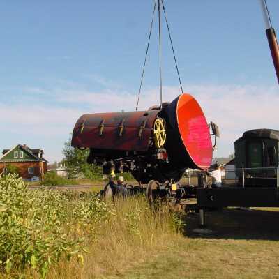 Photograph, NORMHC, Slag Pot Moving.