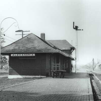 Photograph, CNR Station at Alexandria, Ontario.