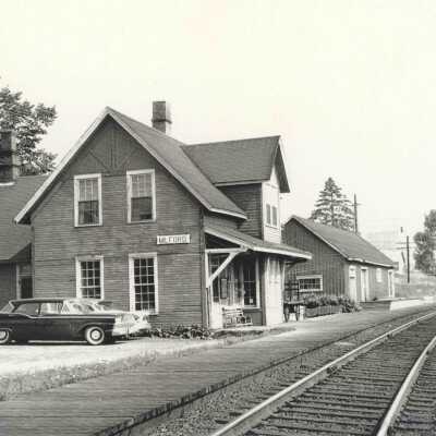 Photograph, CNR Station at Milford, Nova Scotia.