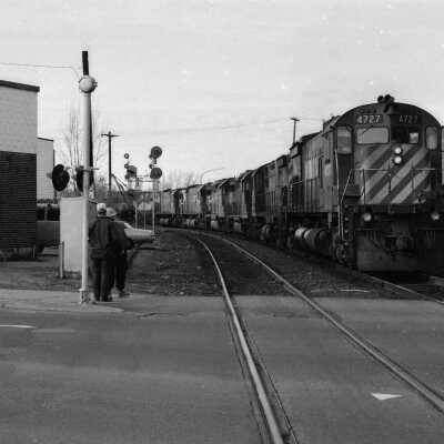 Photograph, CPR Freight Train, Locomotive 4727.