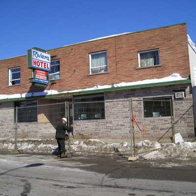 Photograph, Riviera Hotel, Before Demolition, Capreol, Ontario.