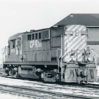 Photograph, MLW RS10, Sudbury, March 18, 1979.