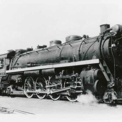 Photograph, Canadian National Steam Locomotive 6000