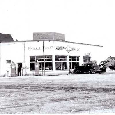 Photograph, Capreol Service Station, Capreol, Ontario.