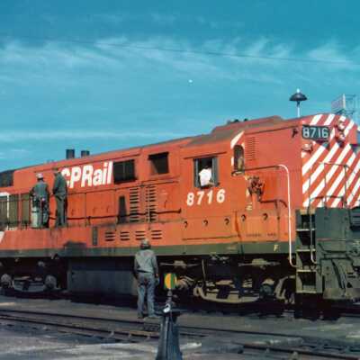 Photograph, Canadian Pacific Engine 8716