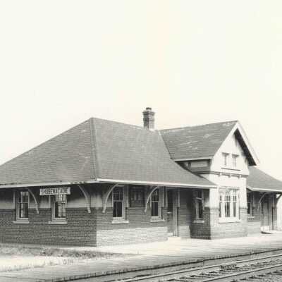 Photograph, CNR Station at Shubenacadie, Nova Scotia.