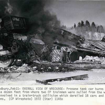Photograph, Ontario Provincial Police, CPR Wreck Photographs.