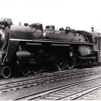 Photograph, CNR Steam Engine 6221