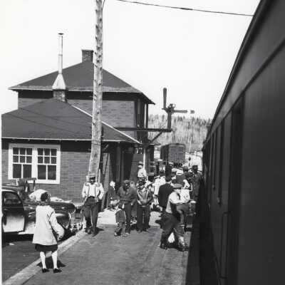Photograph, Larder Lake Station, May 9th 1947.