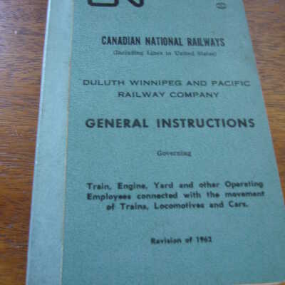 Canadian National Railways Duluth Winnipeg and Pacific Railway Company