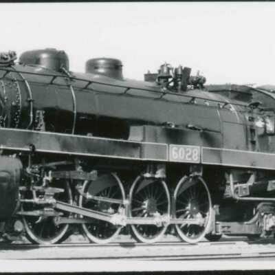 Photograph, Canadian National Steam Locomotive 6028
