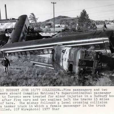 Photograph, Ontario Provincial Police, CPR Wreck Photographs.