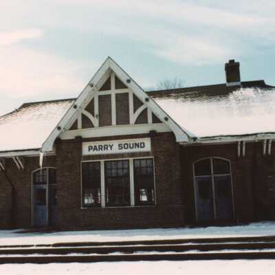 Photograph, Parry Sound CNR Station