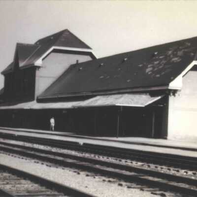 Photograph, CNR Station at Niagara Falls, Ontario.