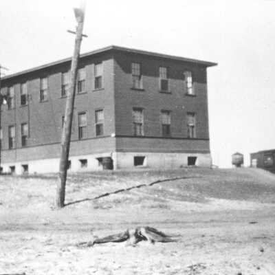 Photograph of the Railway Office in Depot Harbour