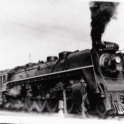 Photograph, CNR Steam Engine 6222