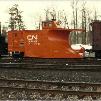Photograph, CNR Snowplow 55208.