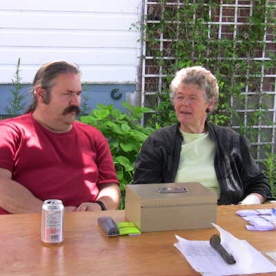 Photograph, NORMHC, Gary Gray, Romaine Chappell.
