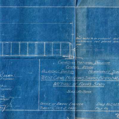 Blueprint - CN Trent Canal