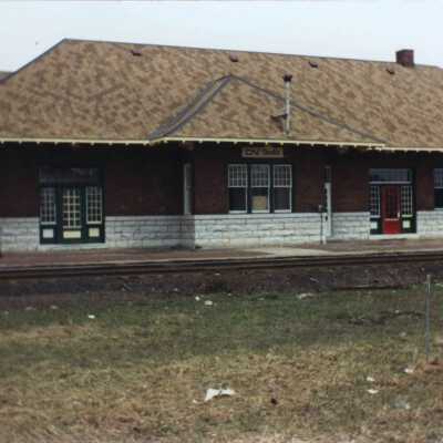 Photograph, CNR Orillia Station, Orillia, Ontario.