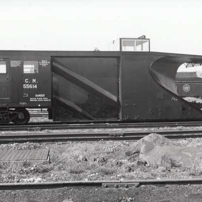 Photograph - Canadian National snow plow no. 55614