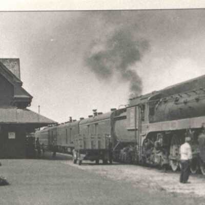 Photograph, CNR-WAB Station at Niagara Falls, Ontario.