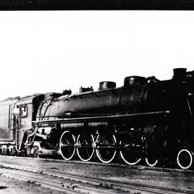 Photograph, CNR Steam Engine 6036