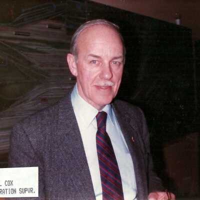 Photograph, Merl Cox, Operation Supervisor.