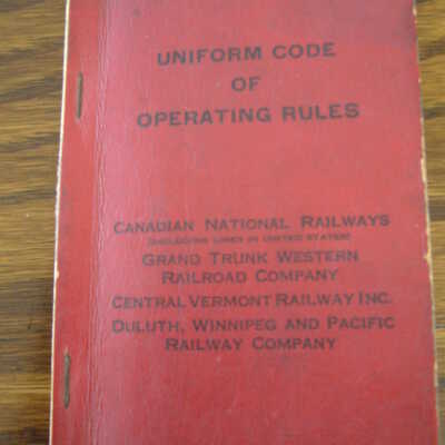 Uniform Code of Operating Rules