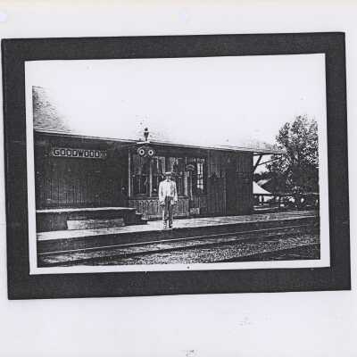 Photograph, CNR Station at Goodwood, Ontario.