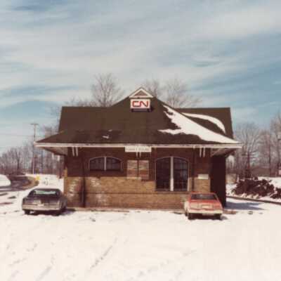 Photograph, Parry Sound CNR Station