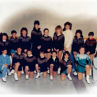 photograph of a Group of Figure Skaters