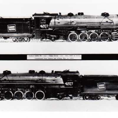 Photograph, CNR Locomotive 4207.