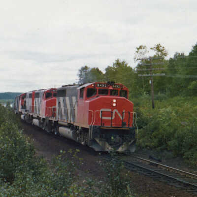 Photograph, Canadian National Engine 9492