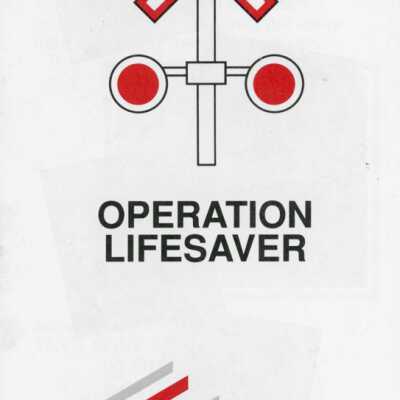 Document, Operation Life Saver Pamphlet.