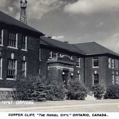 Photograph, INCO General Office, Copper Cliff, Ontario.