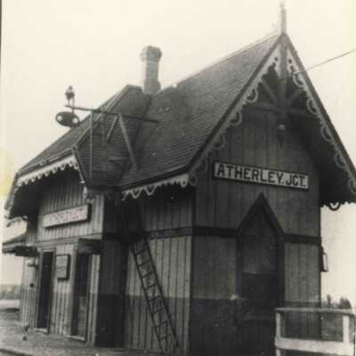 Photograph, GTR Atherley Junction Station.