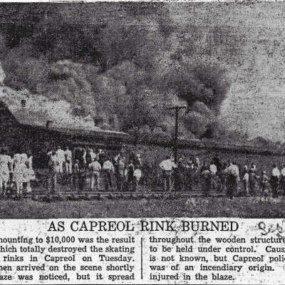 As Capreol Rink Burned