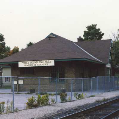 Photograph, Parry Sound CNR Station, 1986